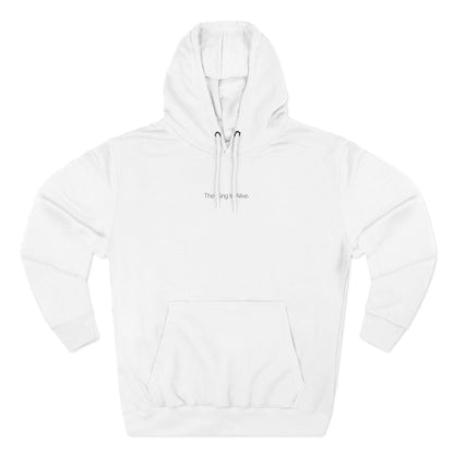"The King is Alive" Embroidered Fleece Hoodie