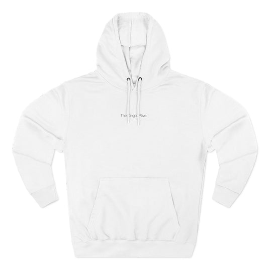 "The King is Alive" Embroidered Fleece Hoodie