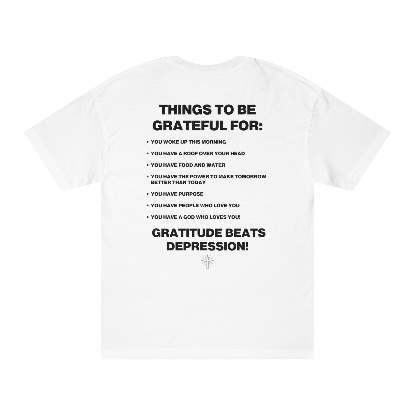 "Gratitude Beats Depression" Tee