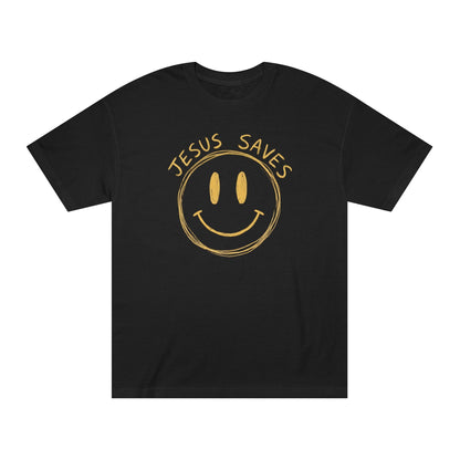 "Jesus Saves" Smiley Tee