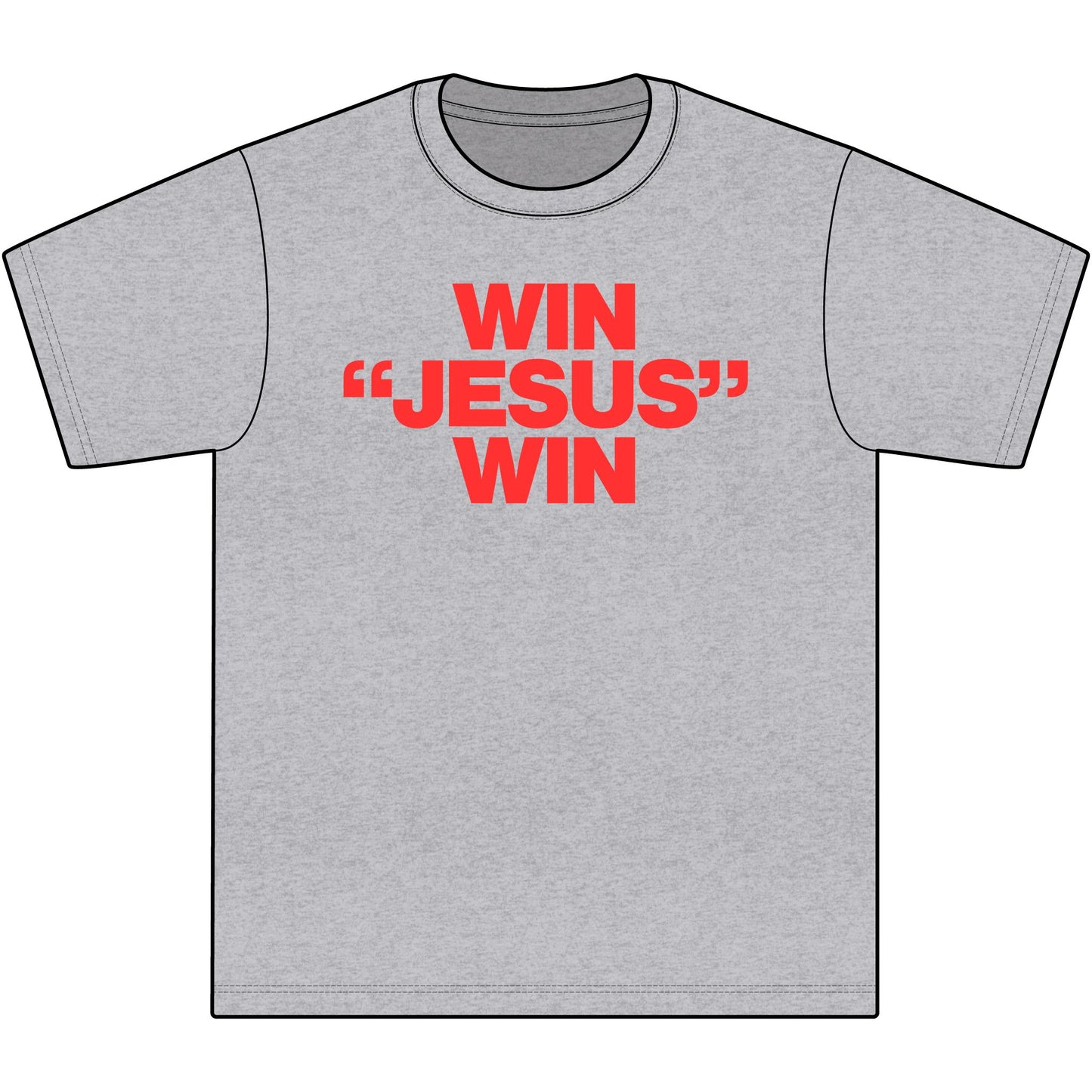 "Win Jesus Win" Heavyweight Tee