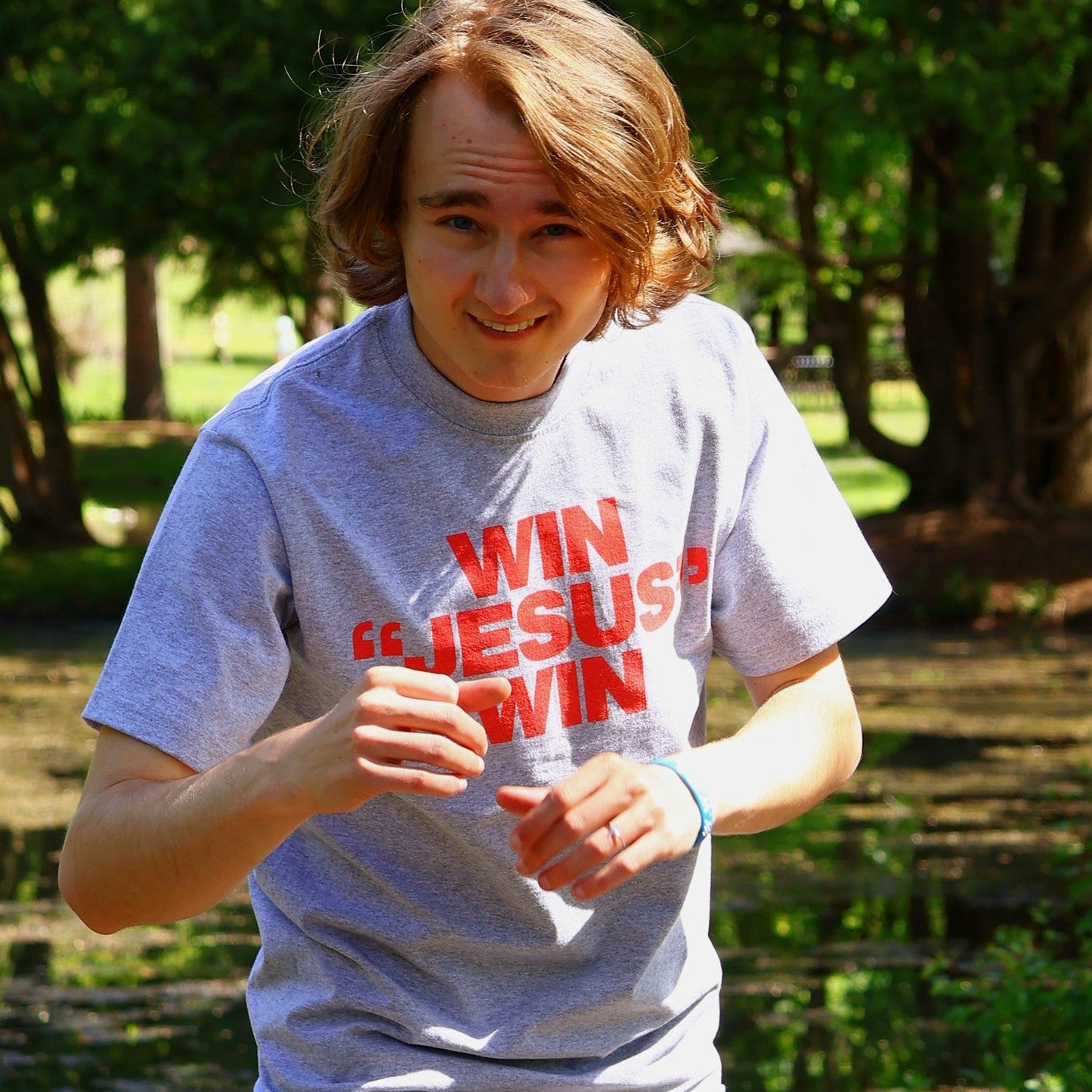 "Win Jesus Win" Heavyweight Tee